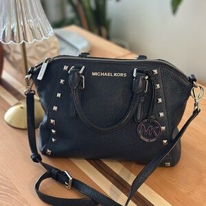 Michael Kors Navy Studded Women's Bag
